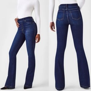 SPANX Dark Blue Denim Boot Cut Jeans